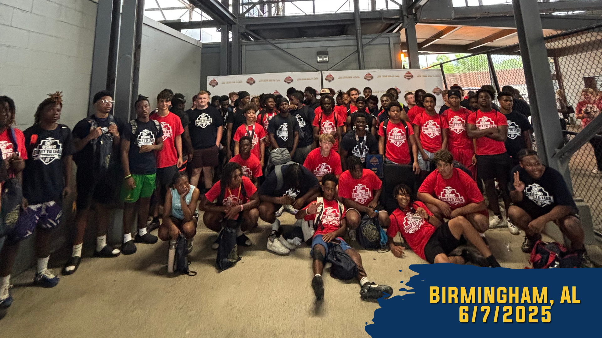 group picture from our birmingham camp